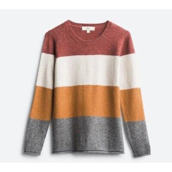 PINQUE‎ Gina Crew Neck Color block Sweater - Picture 4 of 6
